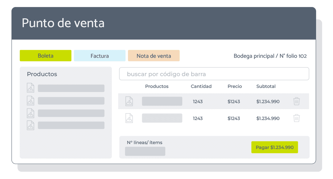 Emite boletas y factura electrónica