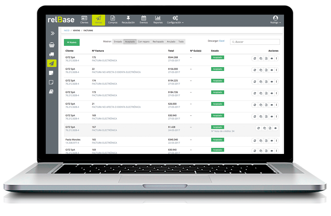 Optimiza tus ventas y simplifica la gestión comercial con relBase, la solución ideal para ordenar y potenciar tu negocio